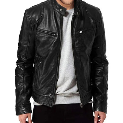 Jaqueta de Couro Classic