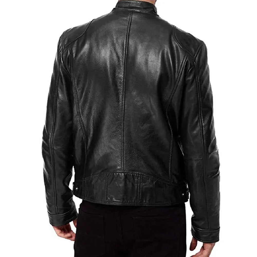 Jaqueta de Couro Classic