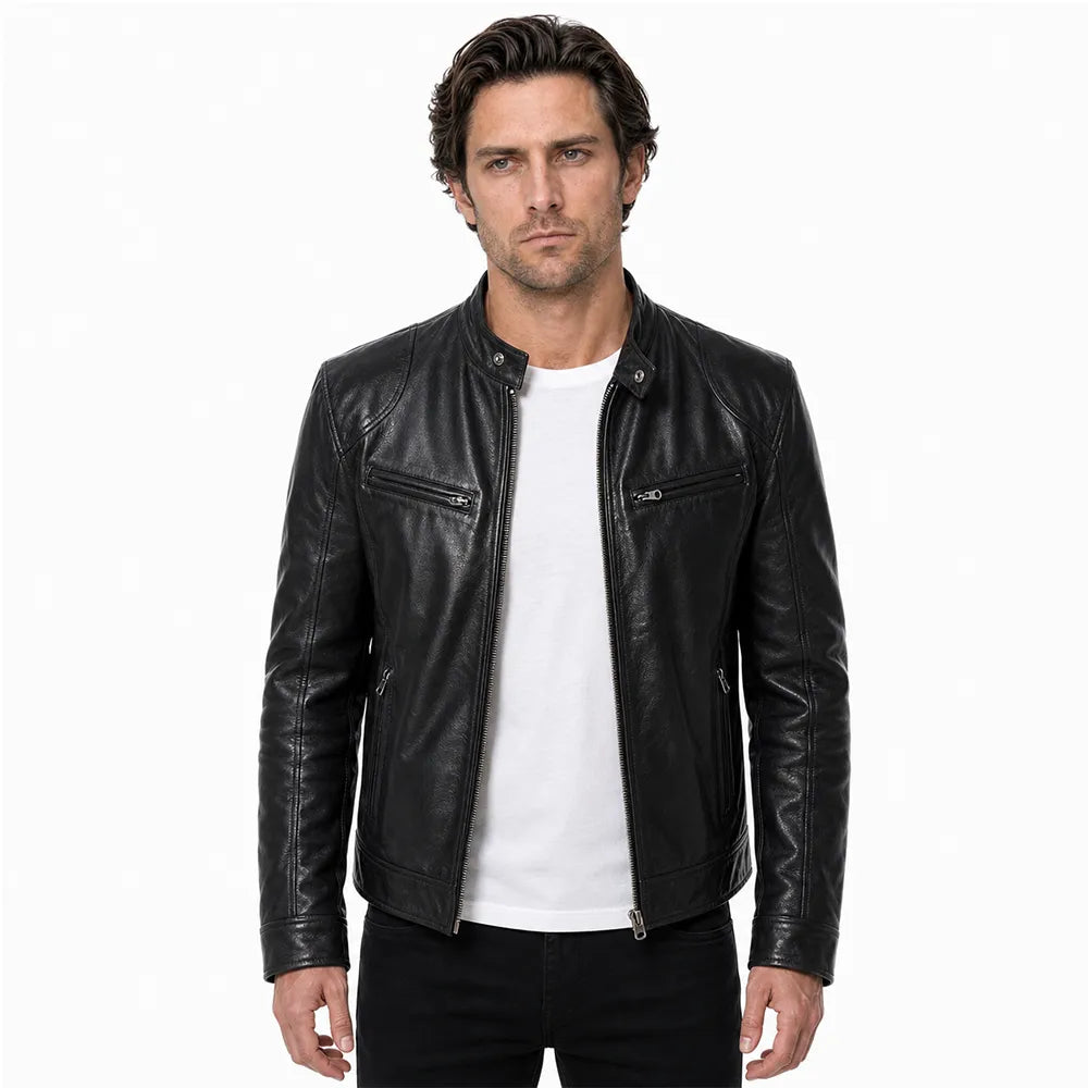 Jaqueta de Couro Classic