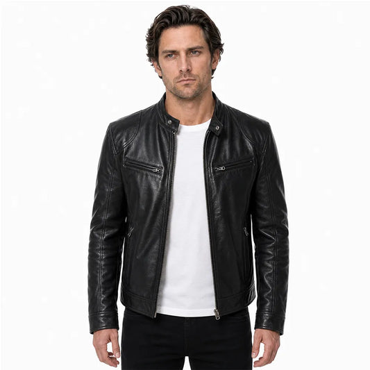 Jaqueta de Couro Classic