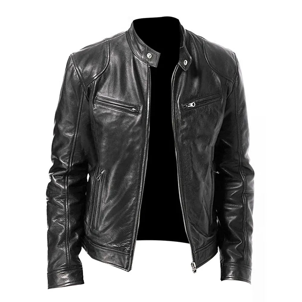 Jaqueta de Couro Classic