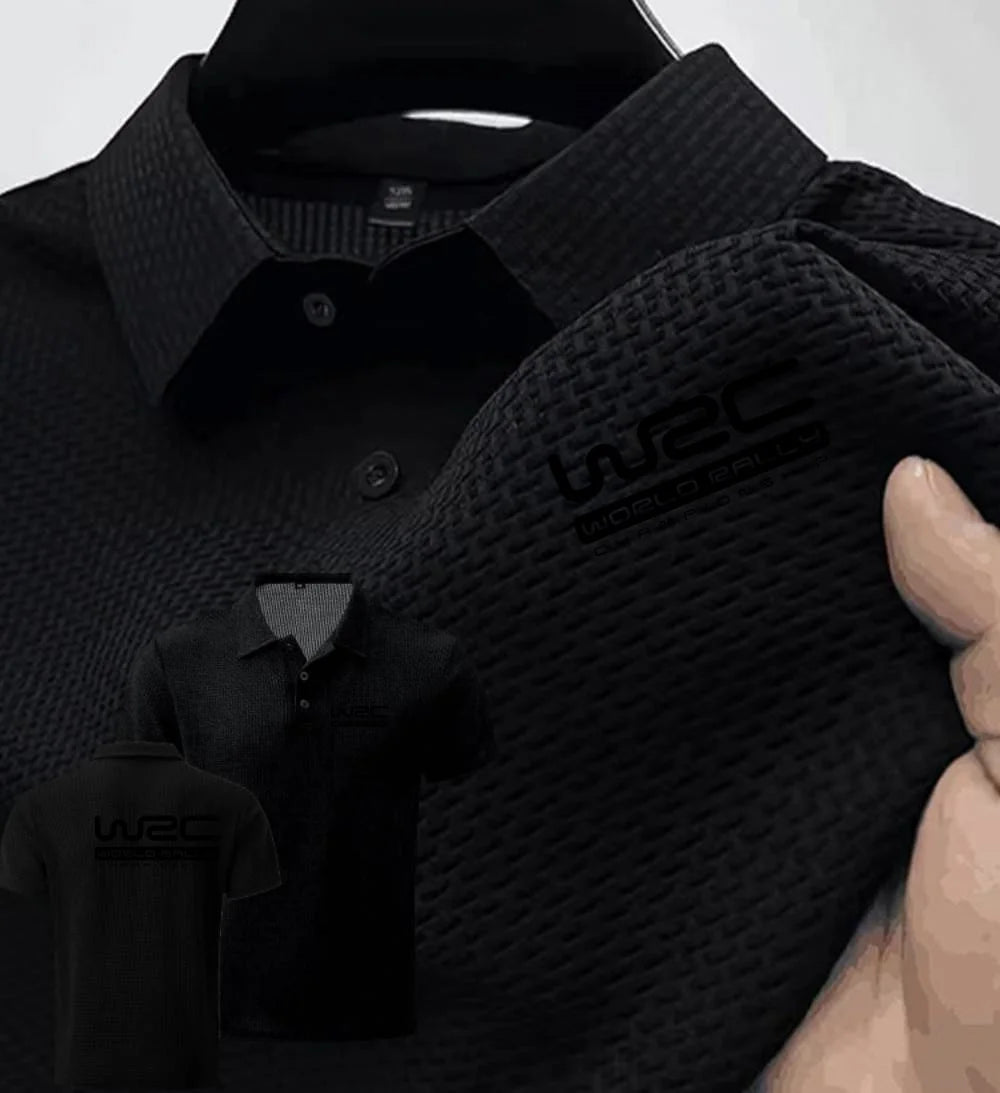 Camisa Polo Masculina Seda