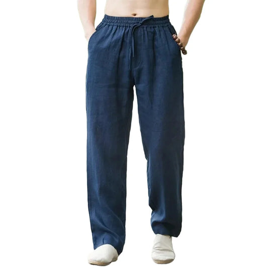 Calça de Linho Masculina Reta